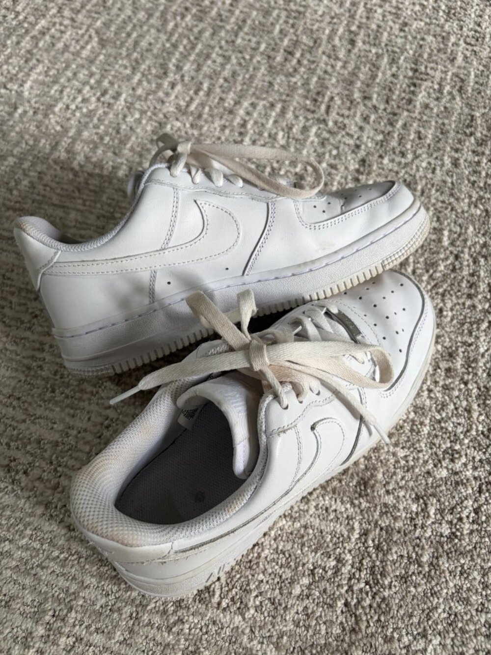 Nike Air Force 1 Triple White Sneakers-Woman's Size 7
